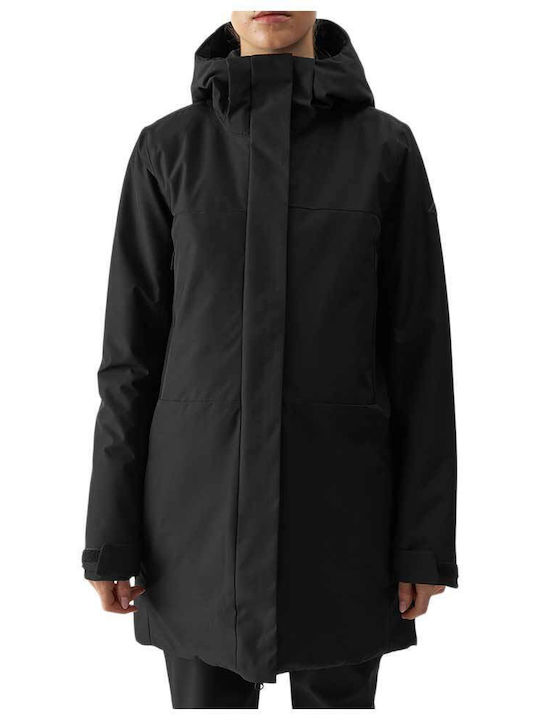 4F Women's Ski & Snowboard Jacket Black 4FWAW24TTJAF560-20S