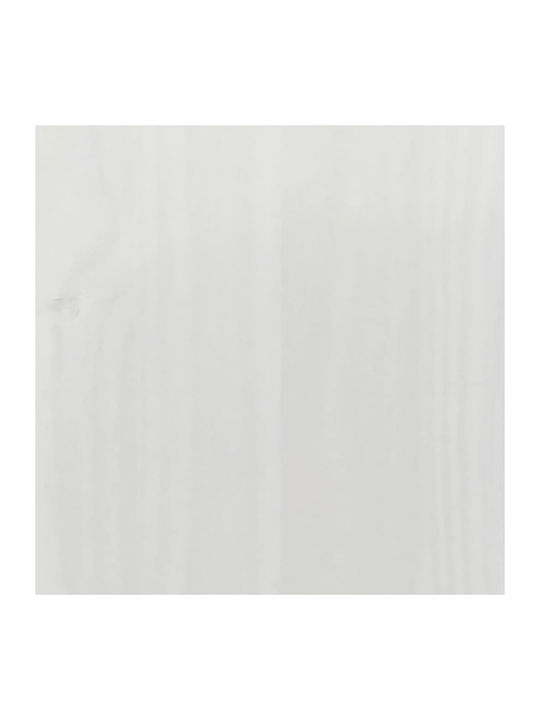 Double Door Wardrobe Corona White 102x52x186cm