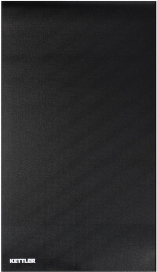 Kettler Gym Exercise Equipment Floor Mat 7929-650 Black 140x80x0.6cm