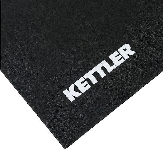 Kettler Gym Exercise Equipment Floor Mat 7929-650 Black 140x80x0.6cm