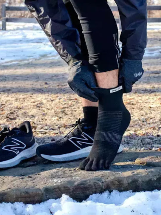 Injinji Lightweight Mini-crew Running Κάλτσες Μαύρες 1 Ζεύγος