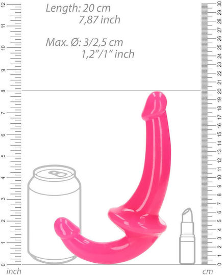 Strapless Strap-on Glow In Dark 6'' 13.5 Cm