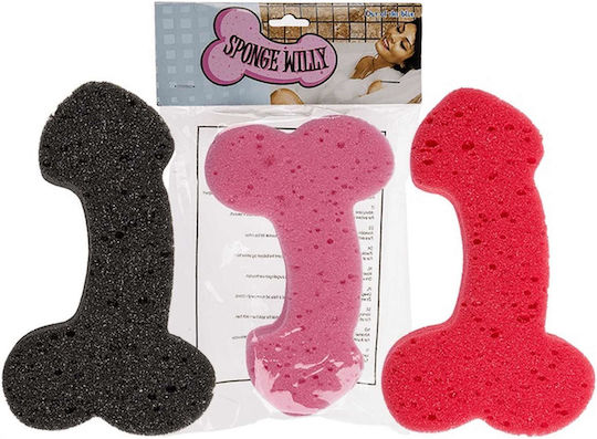 Bath Sponge Penis Αστείο Sexy Δώρο Red