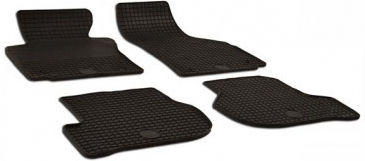 Umbrella Set Covorașe Față și Spate 4buc din Furtun pentru Seat Leon / Altea Negre