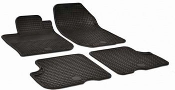Umbrella Set Covorașe Față și Spate 4buc din Furtun pentru Dacia Magazin online Logan / Magazin online Sandero / Duster / Logan MCV Negre