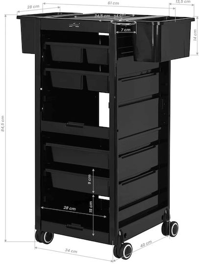 Hair Salon Maintenance Cart