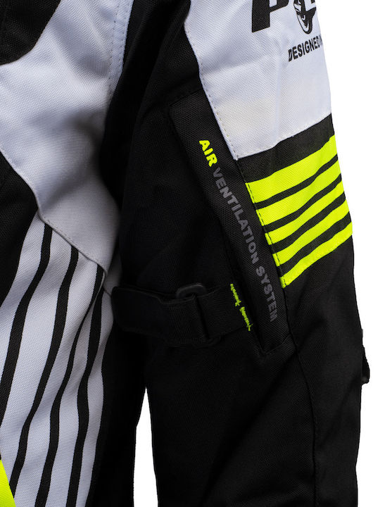 Мъжко Мотоциклетно яке Cordura Водоустойчив Черен