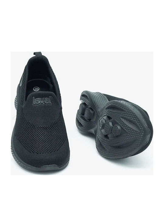 3015 Anatomische Damen Slip-Ons Schwarze 3015-la-schwarz-29020