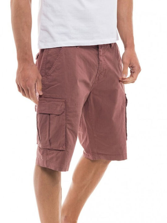 Biston Men's Shorts Cargo Rusty Red