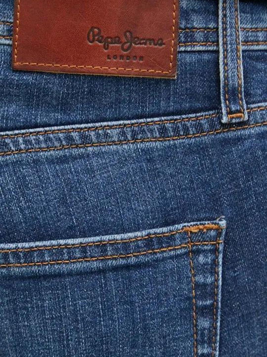 Pepe Jeans Pantaloni de Bărbați din Jean în Linie Dreaptă Blue