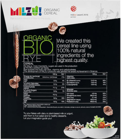 Milzu! Bio Flocken Roggen 300gr