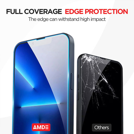Amdetech 3D Tempered Glass 2buc (iPhone 12 Pro Max)