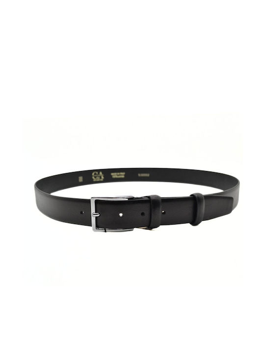 Hawkins Premium Men's Leather Belt Black