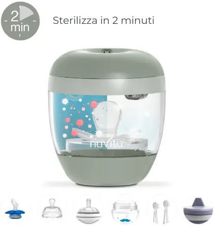 Nuvita Portable Baby Sterilizer for Bottle Sage Green