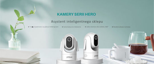 Dahua IP Surveillance Camera Wi-Fi Full HD 1080p with Speaker and Lens 4mm
