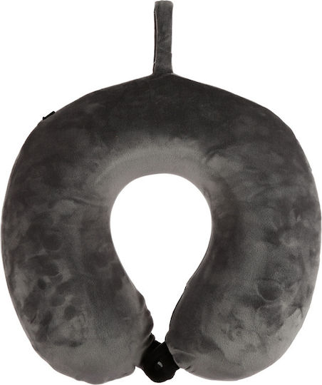Puckator Memory Foam Gray Travel Pillow