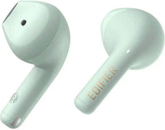 Edifier X2s Earbud Bluetooth Handsfree Ακουστικά με Αντοχή στον Ιδρώτα και Θήκη Φόρτισης Πράσινα