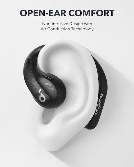 Anker AeroFit Pro Ohrstöpsel Bluetooth-Freisprecheinrichtung Kopfhörer mit Schweißresistenz und Ladeetui Midnight Black