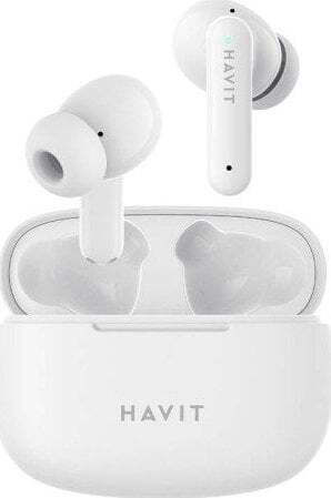 Havit TW967 In-ear Bluetooth Handsfree Căști cu Carcasă de Încărcare Alb