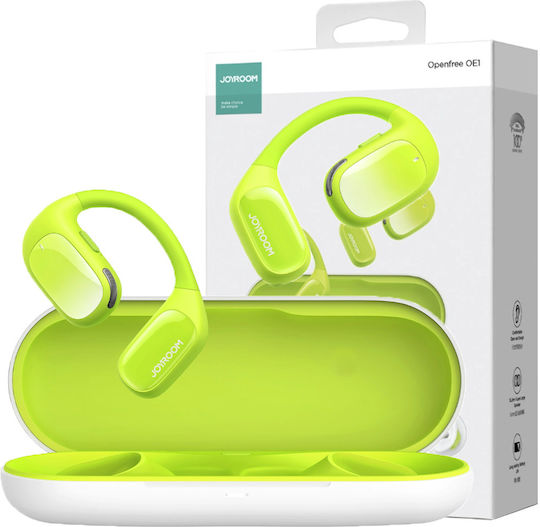 Joyroom Openfree JR-OE1 Open Ear Bluetooth Handsfree Earphones with Charging Case Green