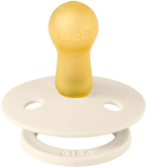 Bibs Pacifiers Rubber No2 - Ivory / Blush for 6-18 months 2pcs