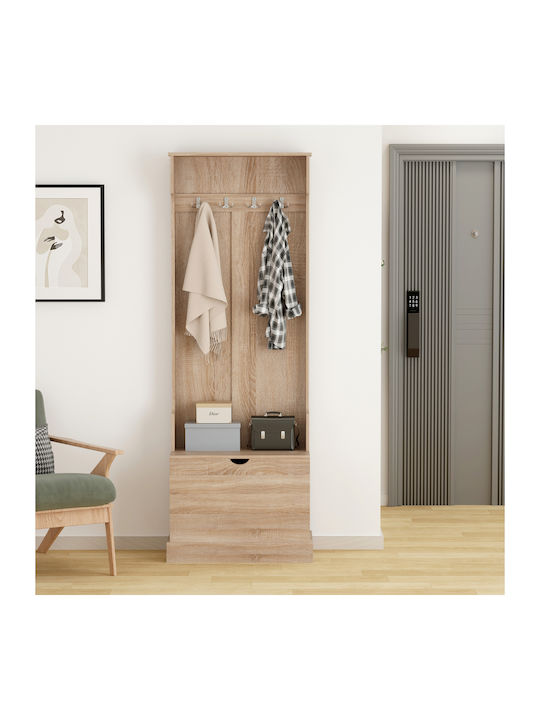 Kaylor Eingangsmöbel mit Garderobe & Schuhschrank Sonama 65x34x180cm