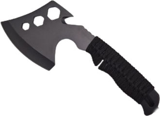 Multifunctional Axe Ideallstore Paracord Handle Stainless Steel Black