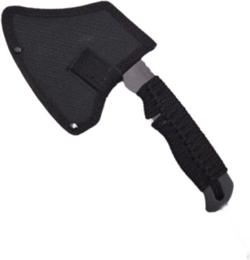 Multifunctional Axe Ideallstore Paracord Handle Stainless Steel Black