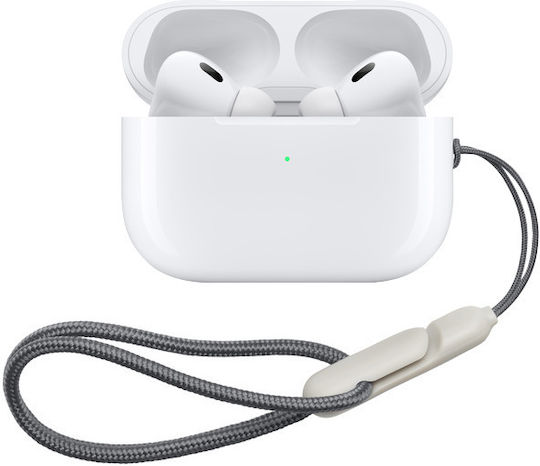Wiwu Airbuds Pro 2 ANC Bluetooth Handsfree Ακουστικά με Θήκη Φόρτισης Λευκά
