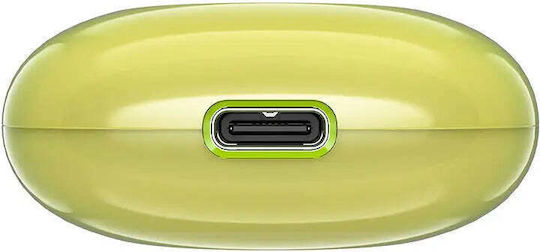 Acefast T9 Crystal (Air) In-ear Bluetooth Handsfree Earphones with Charging Case Avocado Green