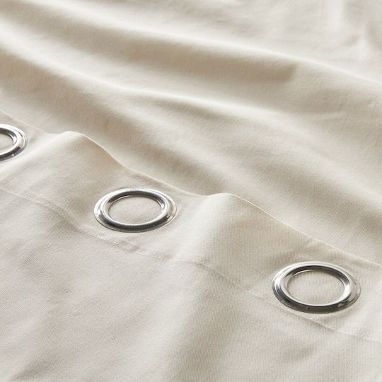 La Redoute Interieurs White Window Curtain with Grommets 135x180cm