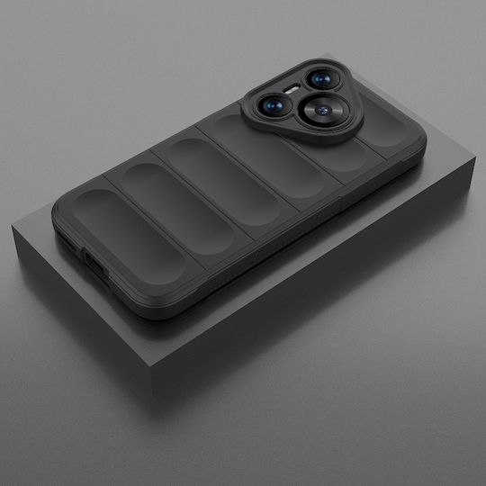 Techsuit Magic Back Cover Silicone Black (Huawei Pura 70)
