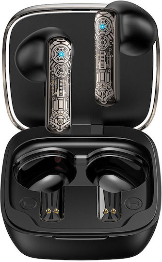 Onikuma T1 Earbud Bluetooth хендсфри Слушалки с Кутийка за Зареждане Черен