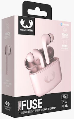 Fresh 'n Rebel Twins Fuse In-Ear Bluetooth-Freisprecheinrichtung Kopfhörer mit Ladeetui Smokey Pink