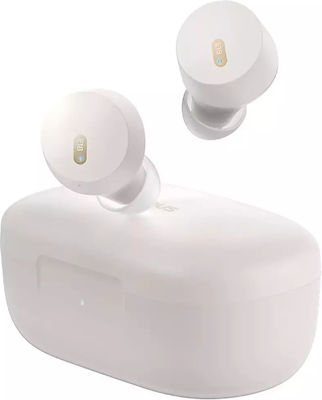 Baseus Bowie E18 In-ear Bluetooth Handsfree Ακουστικά με Αντοχή στον Ιδρώτα και Θήκη Φόρτισης Λευκά