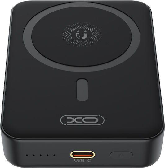 XO PR231 MagSafe Power Bank 10000mAh 15W με Θύρα USB-C Quick Charge 2.0 Μαύρο