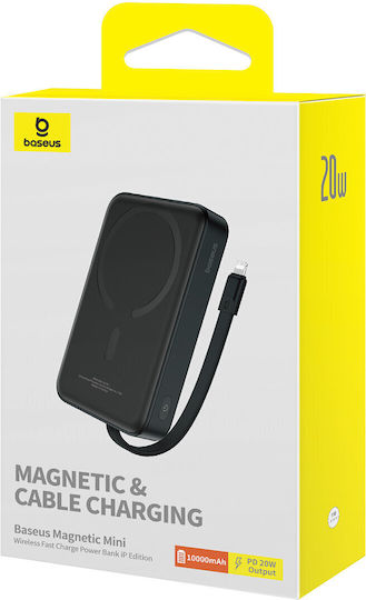 Baseus Mini MagSafe Power Bank 10000mAh 20W Power Delivery Μαύρο