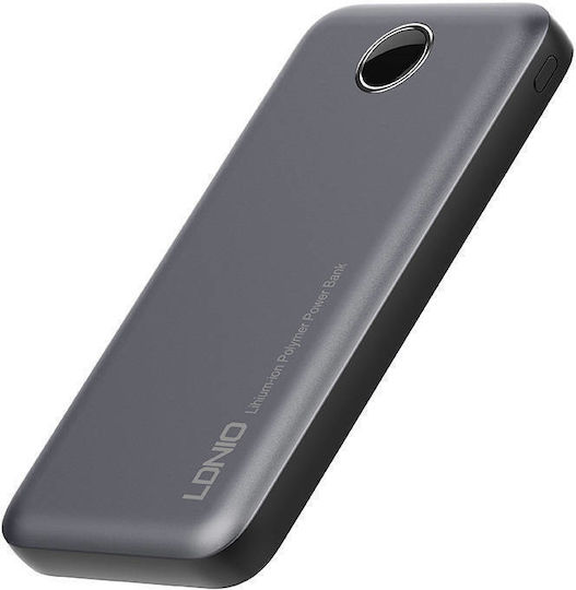 Ldnio PQ10 Power Bank 10000mAh 22.5W cu 2 Porturi USB-A Gri