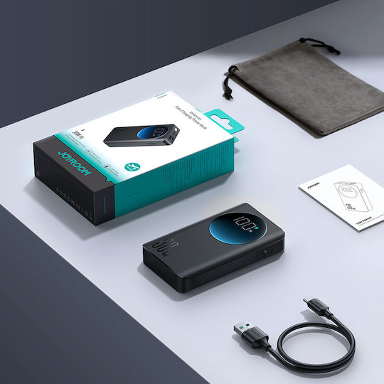 Joyroom JR-PBF01 Power Bank 10000mAh 30W Бързо зареждане 3.0 Черен