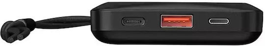 Swissten MagSafe Power Bank 10000mAh 20W με Θύρα USB-A και 2 Θύρες USB-C Power Delivery Μαύρο