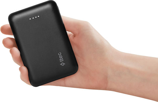 TTEC ReCharger Duo Power Bank 10000mAh 10.5W με 2 Θύρες USB-A και Θύρα USB-C Μαύρο