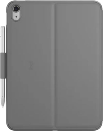 Logitech Slim Folio mit Tastatur Deutsch Klappdeckel mit Tastatur im Englisch US Schware (iPad 2019/2020/2021 10.2'') 920-009474
