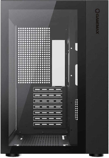 GameMax Infinity Gaming Midi Tower Κουτί Υπολογιστή με Πλαϊνό Παράθυρο Μαύρο