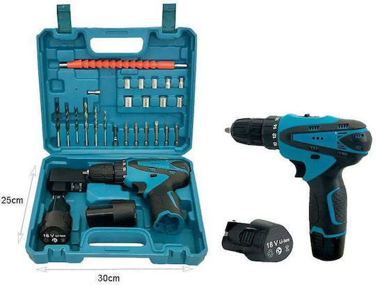 Bisutime Percussive Battery Drill Driver Brushless 18V