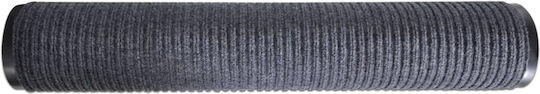 vidaXL Fußmatten Teppich mit rutschfester Unterlage Gray 60x90cm 4Stück