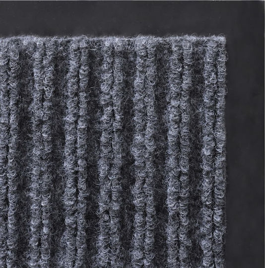 vidaXL Fußmatten Teppich mit rutschfester Unterlage Gray 60x90cm 4Stück