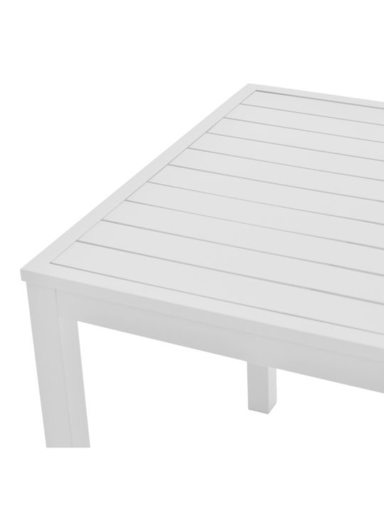 Kliton Dining Room Set for Small Outdoor Spaces Raven 3 Pieces White
