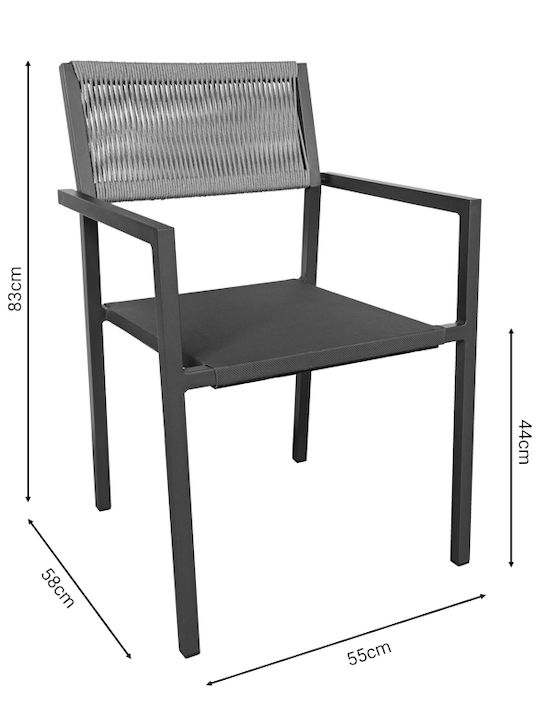 Dining Room Set for Small Outdoor Spaces Savor-kliton 3 Pieces White