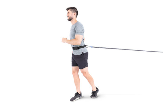 AMILA Loop Bands Σετ 5τμχ Γκρι Λάστιχο Αντίστασης με Ζώνη 1.2m Γκρί 1.5m