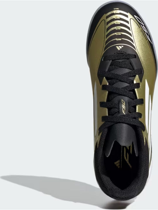 F50 League Kids Turf Soccer Shoes Gold